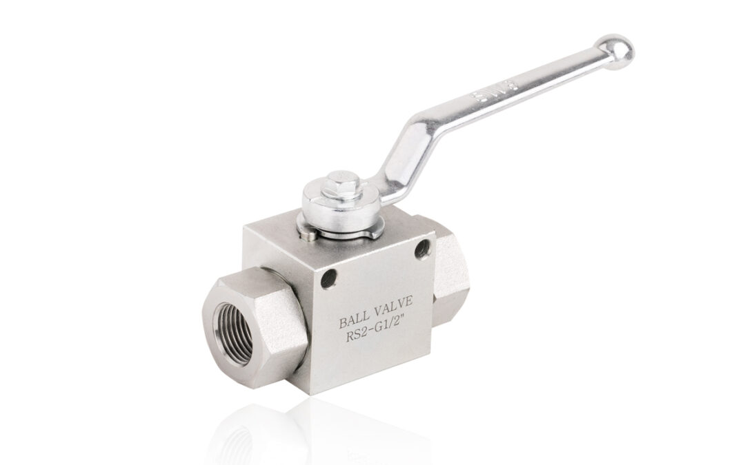 Zawory kulowe dwudrogowe